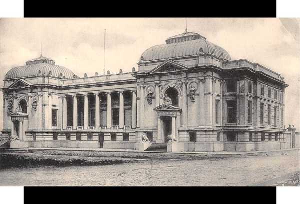 Edificio de Correos y Telégrafos, alrededor de 1908. Editor: Latapi & Bert.